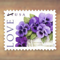 2010 Love Pansy Flowers 44¢ Postage Stamps Sheet First-Class