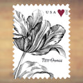 2015 Vintage Tulip Love Two Ounce Stamps Sheet First-Class