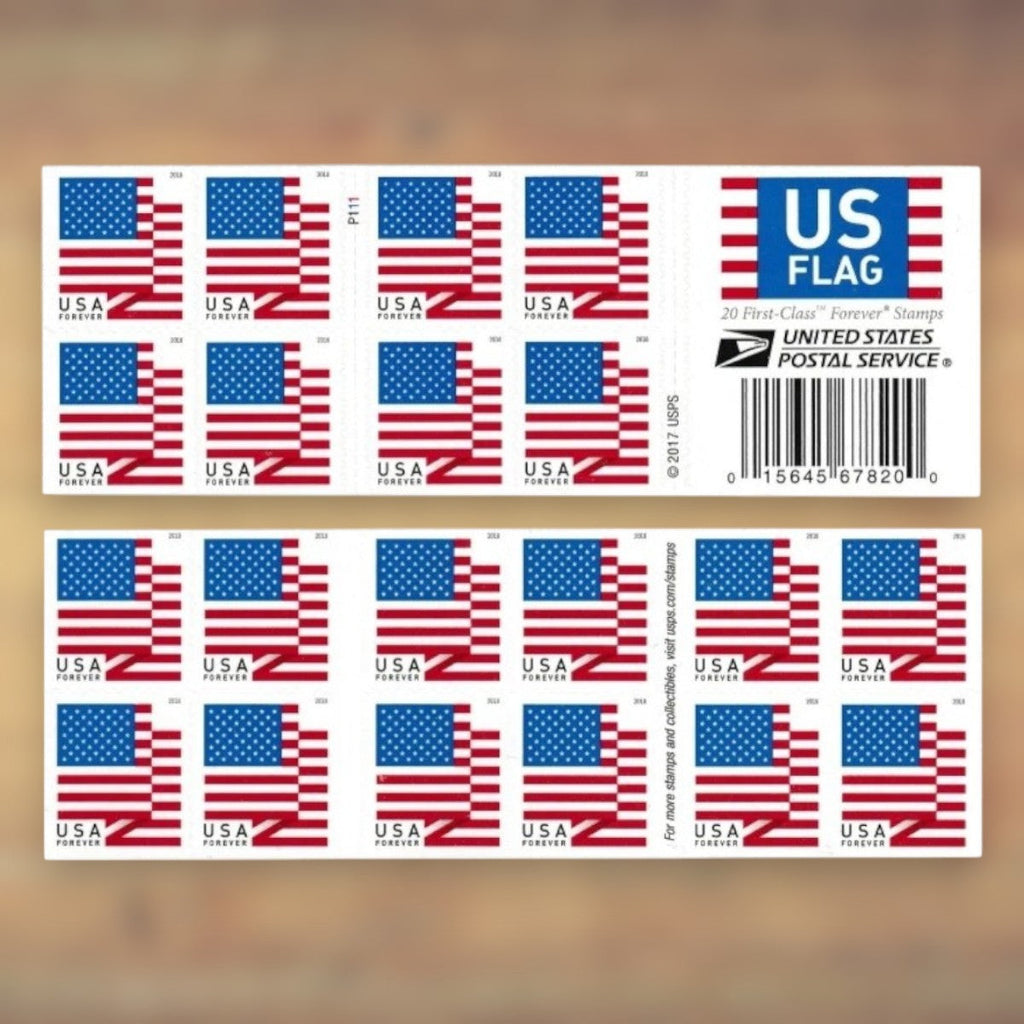 2018 U.S. Flag Forever Postage Stamps Booklet First-Class