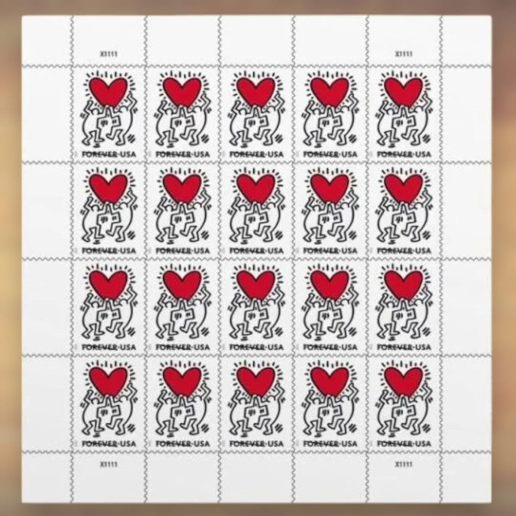 2025 Love Forever Postage Stamps Sheet First-Class